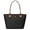 Black, variant on CNV Tote Bag for Women Nylon Top-Handle Purse,Shoulder Hobo handBag with Zipper Leisure Foldable Weekend