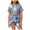 Sky Blue, variant on Leey-World Fall Pajamas Kids Girls Satin Pajamas Summer Short Sleeve Button Down Silky Nighty PJS 2PCS Sleepwear Set Size 2-13Years