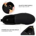 thumbnail image 4 of Ecetana Women's Slip on Shoes Canvas Sneakers Loafers Non Slip Shoes Low Top Casual Shoes, 4 of 7