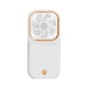 thumbnail image 1 of Ventilador de cuello portátil Mini silencioso de mano plegable personal USB recargable ventilador operado para viajes al aire libre en la oficina en casa, 1 of 5