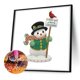 thumbnail image 5 of Pintura de diamante 5D DIY Taladro parcial con forma especial Muñeco de nieve de Navidad 30x30cm, 5 of 9