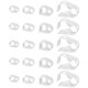 thumbnail image 1 of Uxcell 1-Conjunto Abrazaderas de Plástico Ajustables para Tubos 1/8-1/4 1/4-5/16 1/4-1/2 1/2-5/8 Pulgadas Clip de Control de Flujo de Agua para Botella de Cerveza [Blanco], 1 of 1