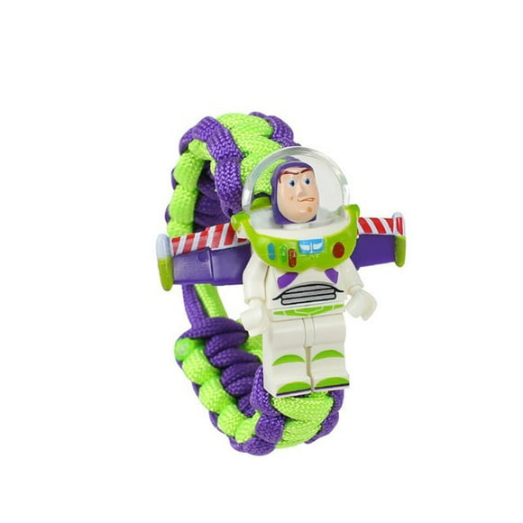 Amyove 【 Ready Stock】Disney Toy Story Action Figures Buzz Lightyear Woody Iron Man Bracelet Building Blocks Toys for Children Gift
