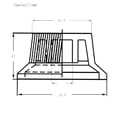thumbnail image 4 of 3 Pcs Guitars Strat Knob 1 Volume 2 Tone Control Knobs for Guitar Accessories, 4 of 10