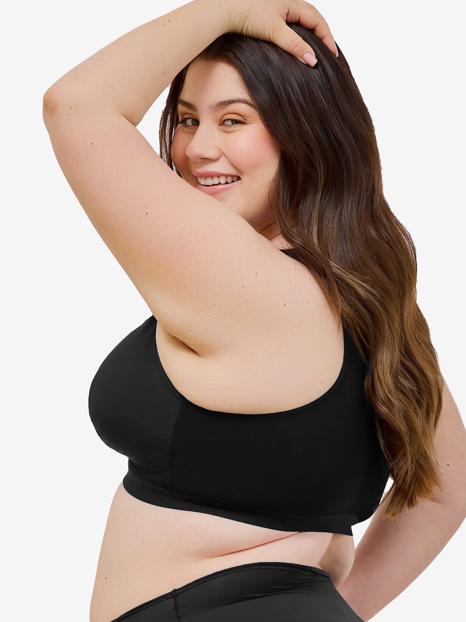 Leading Lady, The Harper, Wireless Bra, Front Close, Breathable Mesh Back, Full Coverage, Soft Support, Ultra Lightweight (Women's & Women's Plus)