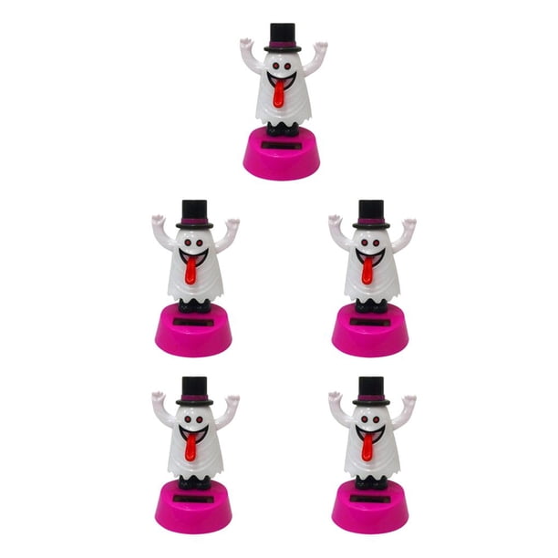 Matsuzay Decoración de dibujos animados de coche de escritorio de oficina de juguete de muñeca de calabaza de Halloween de baile con energía Solar Type2 NO2 Matsuzay CBP095431