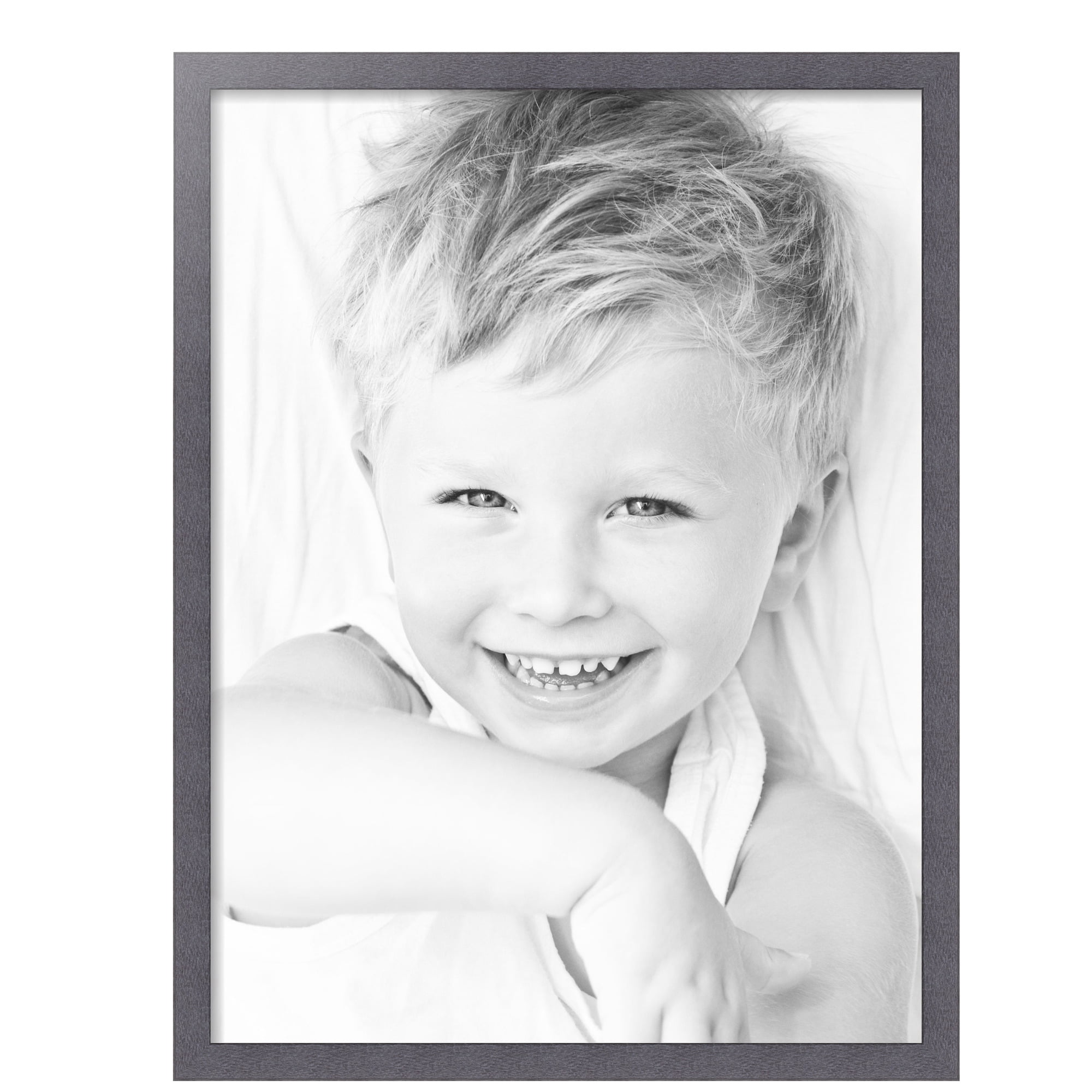 ArtToFrames 24" x 32" Tungsten Picture Frame, 24x32 inch Gray MDF Poster Frame (WOM-4640), 4 Pack