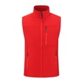 thumbnail image 3 of PNTUTB Fall Winter Men's Vest Jacket Full Zip Stand Collar Sleeveless Coat Solid Color Casual Comfort Warm Daily Outerwear with Zip Pockets, 3 of 7