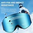 thumbnail image 2 of Lunettes de Ski Magnétiques Double Couche Anti-Buée UV400 pour Planche à Neige Femmes, 2 of 8