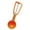 Orange, variant on 1 Tablespoon Cookie Scoop Stainless Steel Melon Baller Dough Scoop for Baking Cupcake Muffin Ice Cream Portion Control Hearthweave
