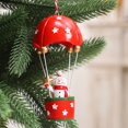 thumbnail image 6 of Christmas Parachute Tree Hanging Decoration, Made of Plastic Material, Realistic Design, Can Be Used for Bathroom Countertops or Party Decorations, Can Be Used as Gift Bags or Clothing Accessories, 6 of 6