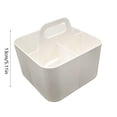 thumbnail image 3 of 3 Compartment Multiuse Caddy Organizer With Handle Art Craft Desk Stationery Pen Holder Stackable Back To School Stationery Storage, 3 of 4