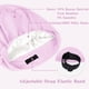 thumbnail image 4 of Gorro de pelo Fittia Satin para dormir, correa antideslizante, color morado, 4 of 6