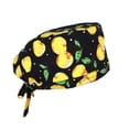 thumbnail image 1 of Scrub Cap with Sweatband Adjustable Tie Back Scrub Hat, 1 of 2