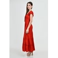 thumbnail image 2 of Vestido maxi campesino Roman Fashion /Juvenil, 14646 (Rojo) rojo G, 2 of 5
