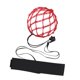 thumbnail image 3 of Red de entrenamiento de balón de fútbol, herramienta de entrenamiento de fútbol, bolsa de red de fútbol portátil, Control de habilidades, entrenador Rojo, 3 of 8