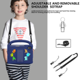 thumbnail image 5 of Lightweight Portable Case for iPad Mini 7 (A17 Pro) 2024 / iPad Mini 6 2021 Letter Pattern Kids Shockproof Cover with Pencil Holder and Shoulder Strap, 5 of 7