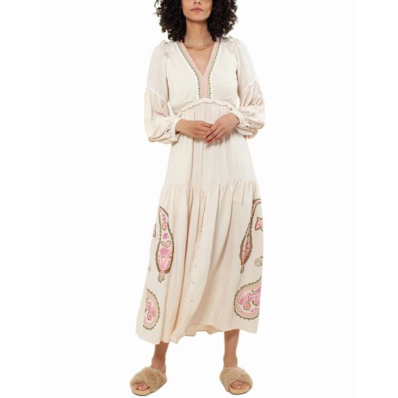 Hale Bob womens  Maxi Dress, s, White