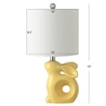 thumbnail image 5 of SAFAVIEH Ruby Rabbit Lamp | Yellow |, 5 of 5
