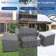 thumbnail image 6 of STARTWO 31" x 27" x 30" Gray Patio Furniture Cover Set, Water-Resistant, 6 of 7