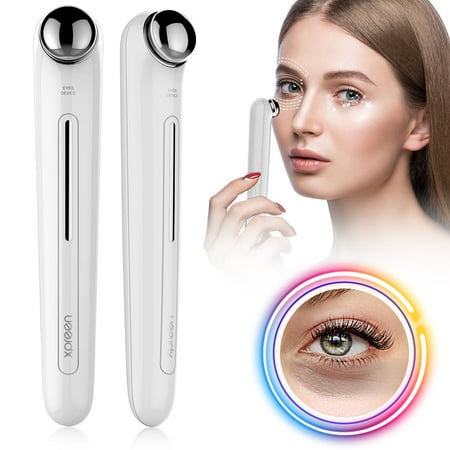 Eye Massage Roller,XPREEN Sonic Vibration Eye Facial Massager Wand with Smart Induction for Dark Circle Remover Puffiness,Dark Circles,Battery (Derma Wand Best Price)