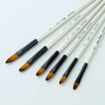 thumbnail image 6 of FAFWYP Filbert Paint Brushes Set, 12 PCS Artist Brush for Acrylic Oil Watercolor Gouache Artist Professional Painting Kits with Synthetic Nylon Tips, 6 of 9