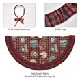 thumbnail image 4 of Pofeuu Mountain Adventure Badges Print Christmas Tree Skirt Tree Skirt Ornaments Soft Plush Christmas Tree Mat for Decorations Holiday Party Indoor Outdoor-36", 4 of 6
