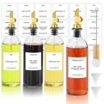 thumbnail image 1 of MUVEKA Olive Oil Dispenser Bottle for Kitchen, 16.9 oz/ 500 ml Cooking Oil Dispenser, Oil and Vinegar Dispenser Bottle Set, Glass Oil Container with Pourer spouts, Coffee Syrup Dispenser, 1 of 7