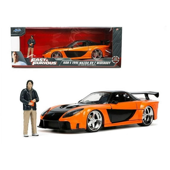 1995 Mazda RX-7 Widebody RHD w/Han Figure, Fast & Furious, Jada Toys 33174 - 1/24 scale Diecast Car