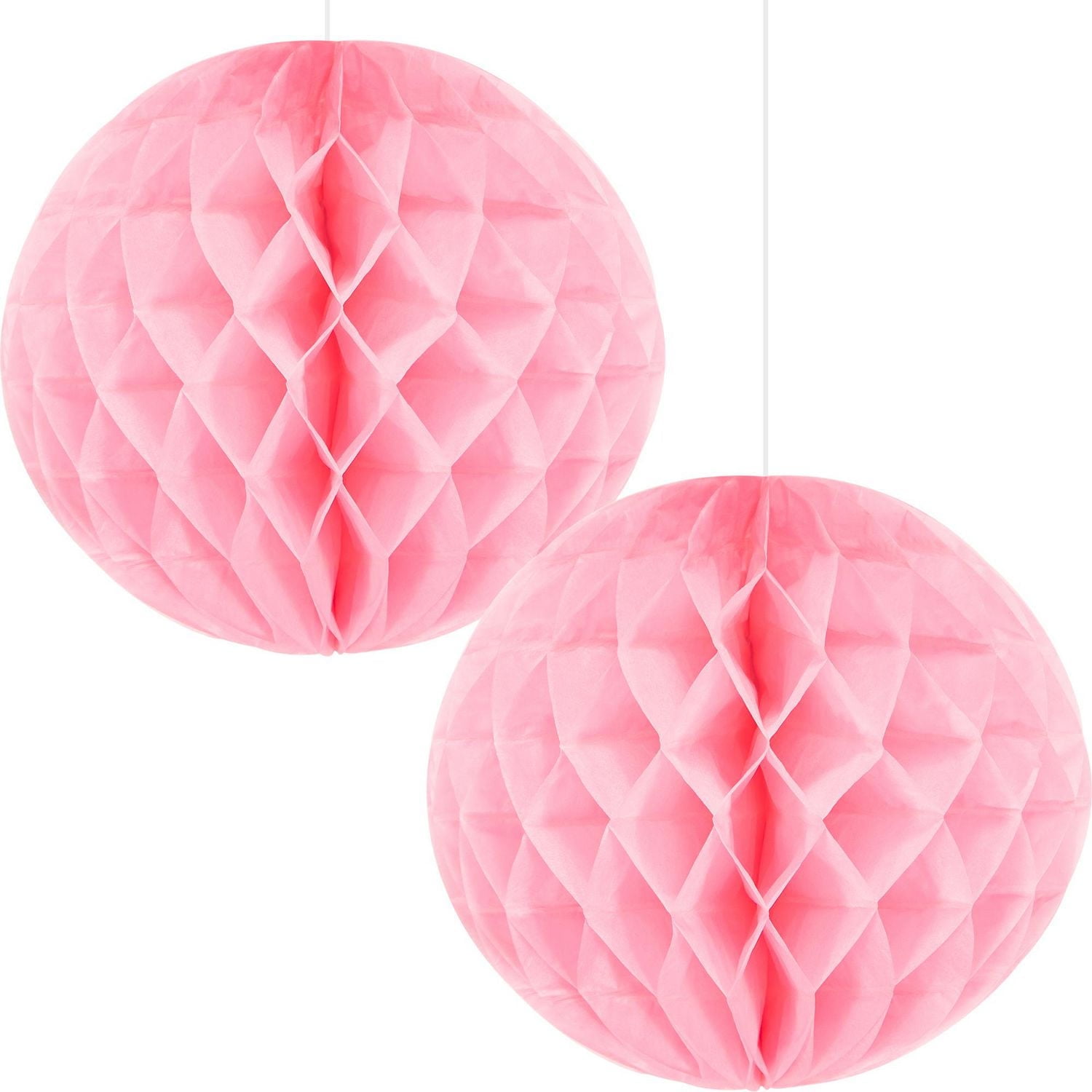 Kit de décoration en papier d’aluminium rose pastel et or, 14 ct • Kit de décoration de 14 pièces