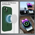 thumbnail image 2 of Magnetic Case for iPhone 15 Plus Phone Case for Women, Cute Matte Luxury Soft Metallic Luster Design with Camera Lens Protector, Compatible with Magsafe Case for iPhone 15 Plus 6.7"-Green, 2 of 13