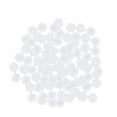 thumbnail image 1 of MasteelfCA 50PCS Screw Hole Cover Roofing Plastic Screw Cover Protect Caps(White), 1 of 8
