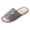 A-Grey, variant on Women Men Indoor Slippers Open Toe Non Slip Soft Bottom Linen Unisex Washable Slides Comfortable Bedroom Slide Shoes for Guests Green 9.5