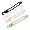thumbnail image 2 of Cable Organizing Ties, Wire Management Ties 24pcs Colorful Soft Silicone Avoid Losing Well Bundling  For Travel Use, 2 of 8