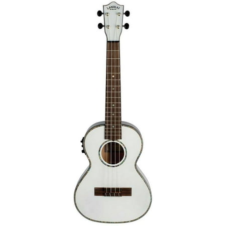 Lanikai Julia Michaels Signature Tenor Ukulele | White Pearl