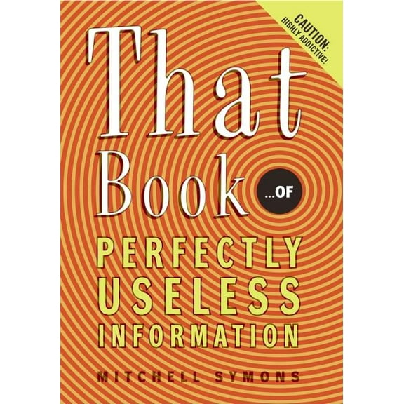 That Book: ...of Perfectly Useless Information, (Paperback)