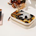 thumbnail image 7 of Panda Sunflower Velvet Portable Necklace Holder with Removable Compartment - Earring Organizer, Jewelry Boxes, Organizer Box - Gift, 7 of 7