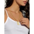 thumbnail image 4 of KeyStyle Initial Necklaces Women & Men Chain Letter Necklace A-Z Personalized Pendant Necklaces Christmas Jewelry Birthday Gift for Her, 4 of 8