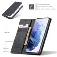 thumbnail image 1 of Dteck Case For Samsung Galaxy S21 Plus 6.7-inch,Magnetic Leather Luxury Card Holder Pocket Galaxy S21+ Case Shockproof Full Protective Kickstand Retro Flip Cover,Black, 1 of 7