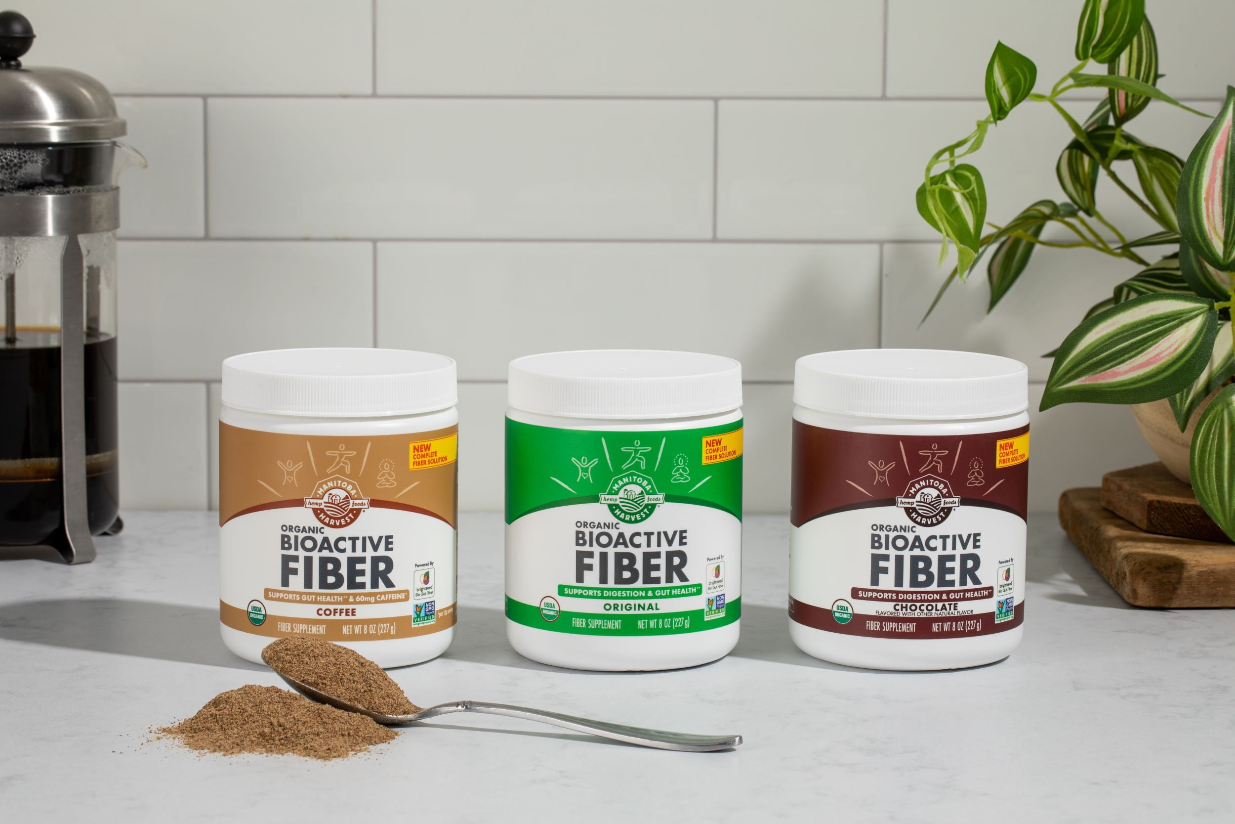 Manitoba Harvest Organic Bioactive Fiber Supplement with Psyllium Husk, 8 oz (227 g), 28 Servings