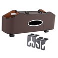 thumbnail image 3 of jinwen Car Backseat Organizer Storage Box Creative Waterproof Back Seat Storage Box Brown, 3 of 9