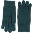 thumbnail image 2 of Women's Toasty Warm Plush Fleece Lined Knit Winter Gloves (Dark Green), 2 of 3