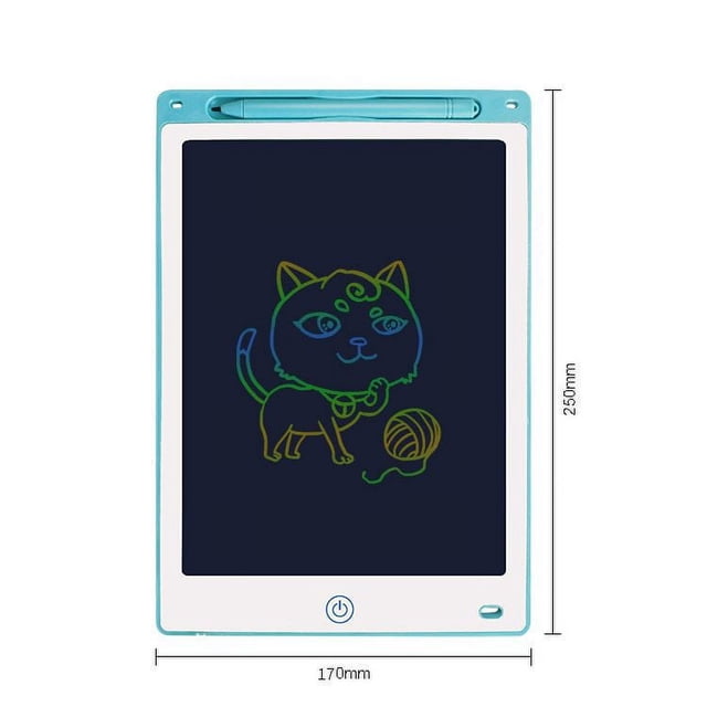 Tablero de escritura LCD Pizarra electrónica pequeña LCD, tablero de dibujo de graffiti a color para niños, tablero de dibujo de energía luminosa, tablero de escritura con pantalla a color.