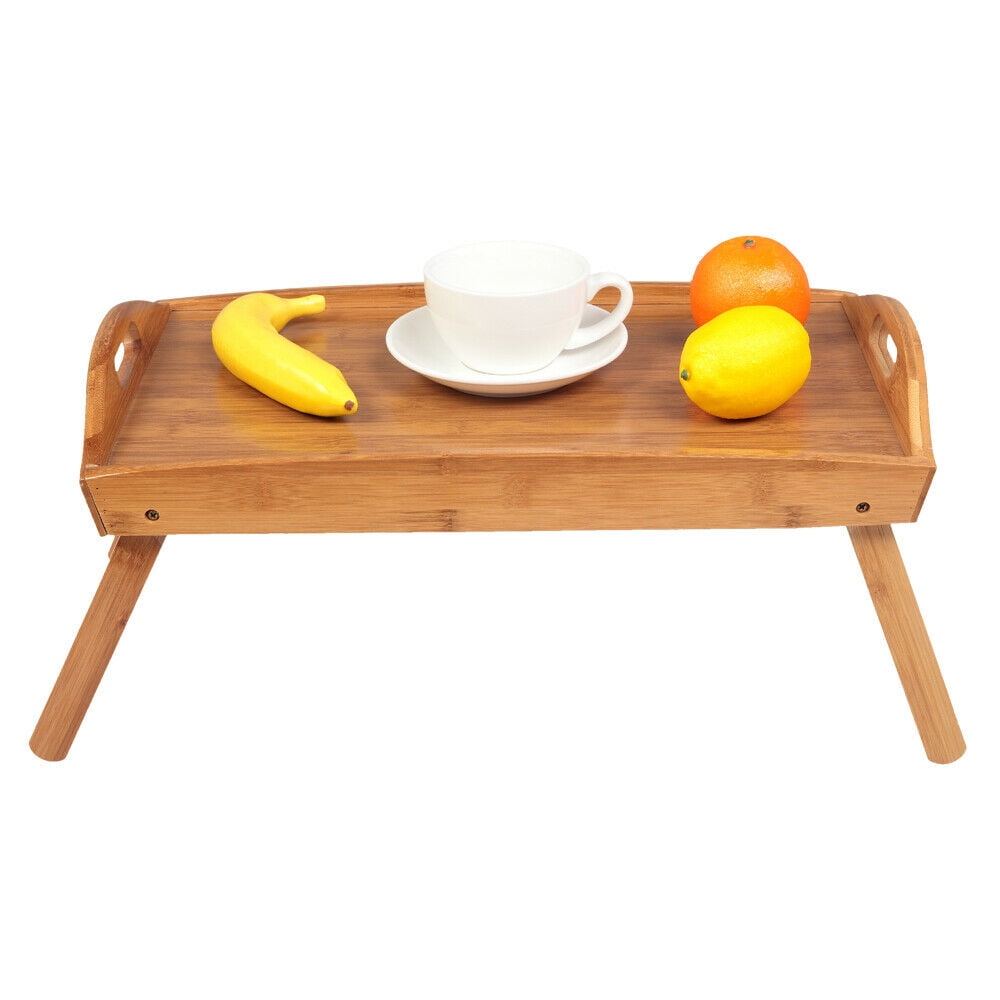 Hot Serving Tray Bed Food Wood Table Bamboo Wooden Laptop TV Lap Desk