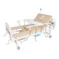 thumbnail image 1 of Cama Hospital Para Casa Enfermera Gambimedic Multifunciones 5 Posiciones Manual Con Baño Integrado Incluye: Mesa, Colchon, Portasuero,, 1 of 9