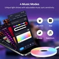 thumbnail image 2 of RGB LED Strip Light App Control Neon LED Light DIY Indoor Decor (AU), 2 of 9