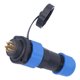 thumbnail image 5 of Enchufe impermeable IP68 JAAS Brida Conector de alimentación de aviación Adaptador industrial AC380V SP207 Pin 380V 10A, 5 of 5