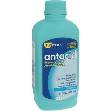 Sunmark Antacid Liquid Regular Strength, 12 Fl Oz