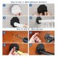thumbnail image 3 of 2-Pack Bracket Holders for Shower Curtain Rods & Drapery Rods - Anti-Slip Wall-Mounted Support Hooks, 3 of 5