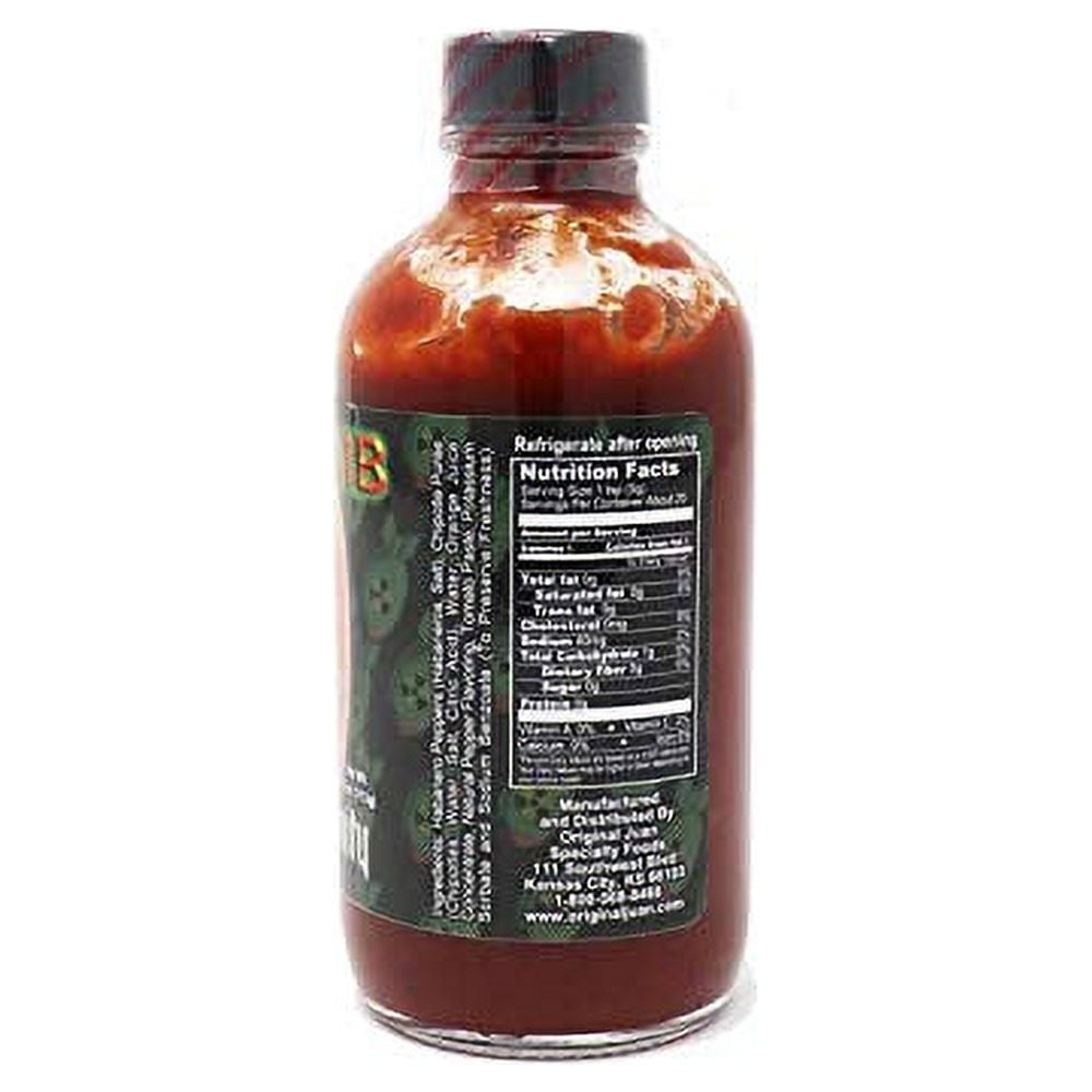 Da Bomb Beyond Insanity Hot Sauce, 4oz Bottle